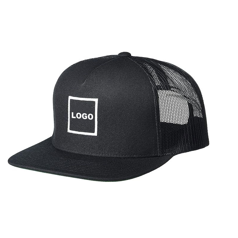 5 Panel Snapback Mesh Hat